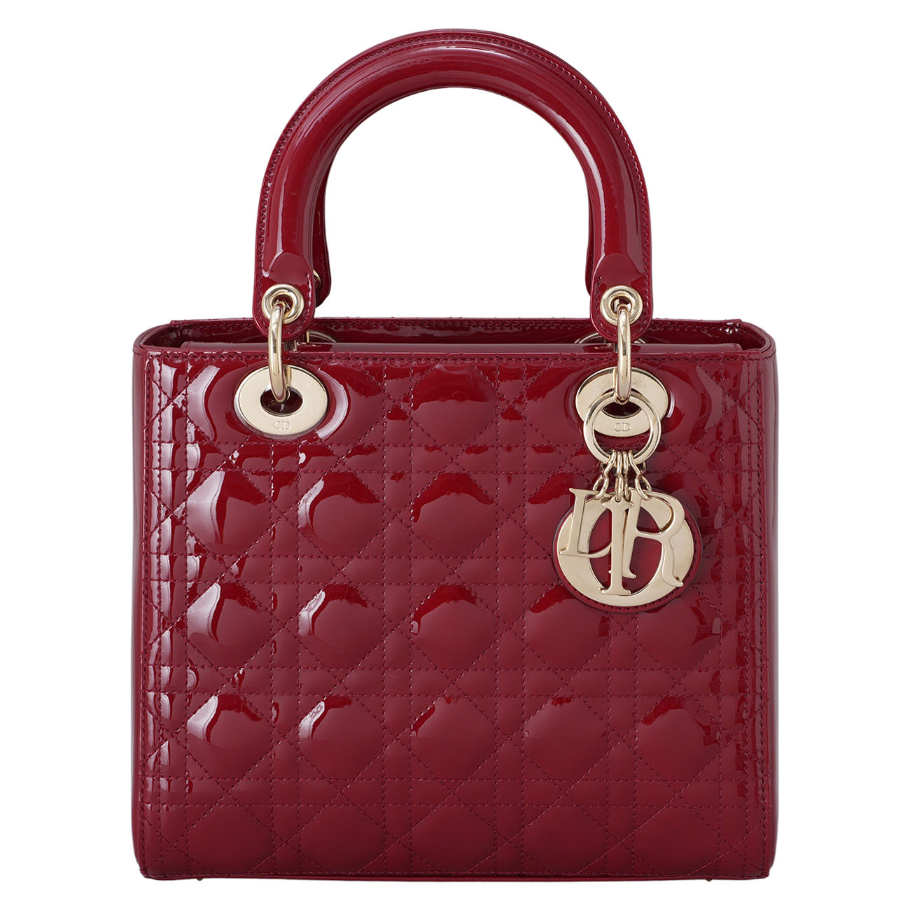 CHRISTIAN DIOR(USED)크리스찬디올 페이던트 레이디디올 미듐